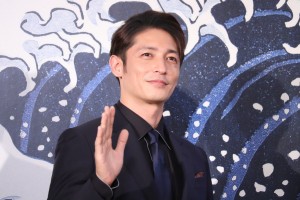 映画『HOKUSAI』公開直前ヒット祈願報告会イベントに登場した玉木宏