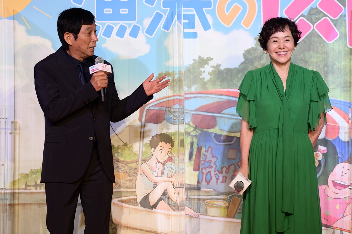 明石家さんま、大竹しのぶとの横並び会見に「再婚した方がいいんですかね？」