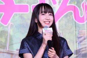 劇場アニメ映画『漁港の肉子ちゃん』完成報告会に登場したCocomi