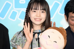 劇場アニメ映画『漁港の肉子ちゃん』完成報告会に登場した稲垣来泉