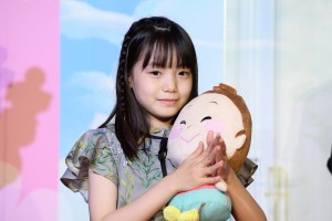 劇場アニメ映画『漁港の肉子ちゃん』完成報告会に登場した稲垣来泉