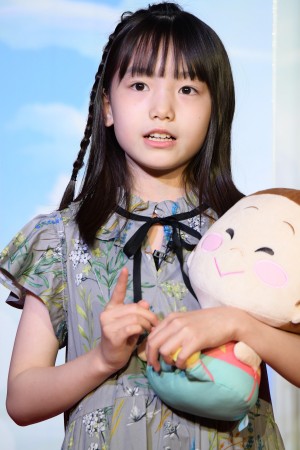 劇場アニメ映画『漁港の肉子ちゃん』完成報告会に登場した稲垣来泉