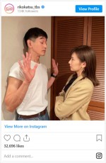 北川景子＆永山瑛太、『リコカツ』オフショット　※『リコカツ』公式インスタグラム