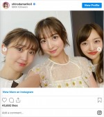 峯岸みなみ卒業コンサートに登場した（左から）大島優子、篠田麻里子、板野友美　※「篠田麻里子」インスタグラム