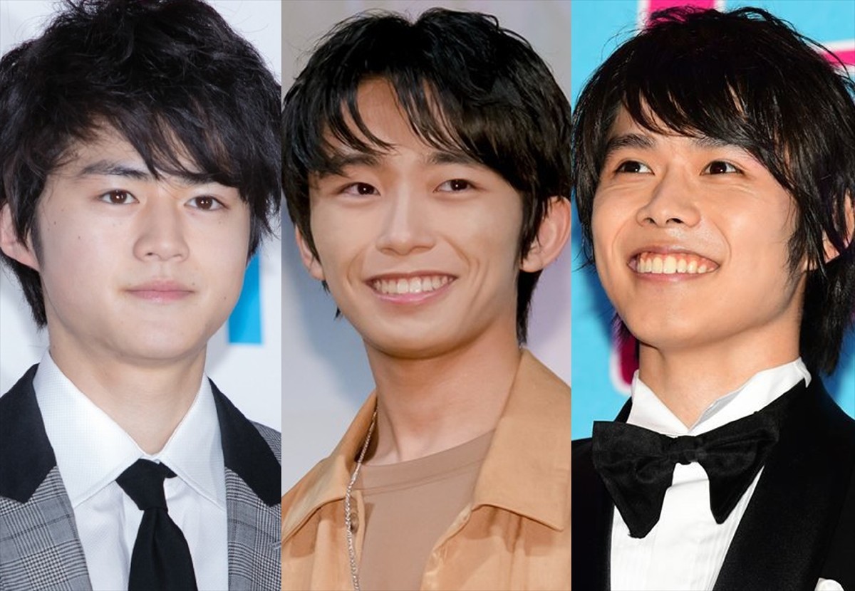 (左から)鈴鹿央士、加藤清史郎、細田佳央太
