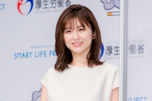 世界禁煙デー記念イベントで司会を務めた宇賀なつみアナウンサー