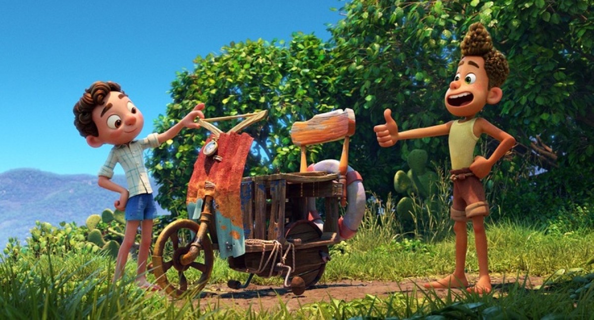 映画『あの夏のルカ』場面写真:ルカとアルベルト