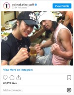 EXILE TAKAHIRO、HIROと2ショット　※「EXILE TAKAHIRO STAFF」インスタグラム