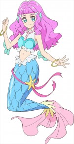 テレビアニメ『トロピカル～ジュ！プリキュア』人魚のローラのキャラクタービジュアル