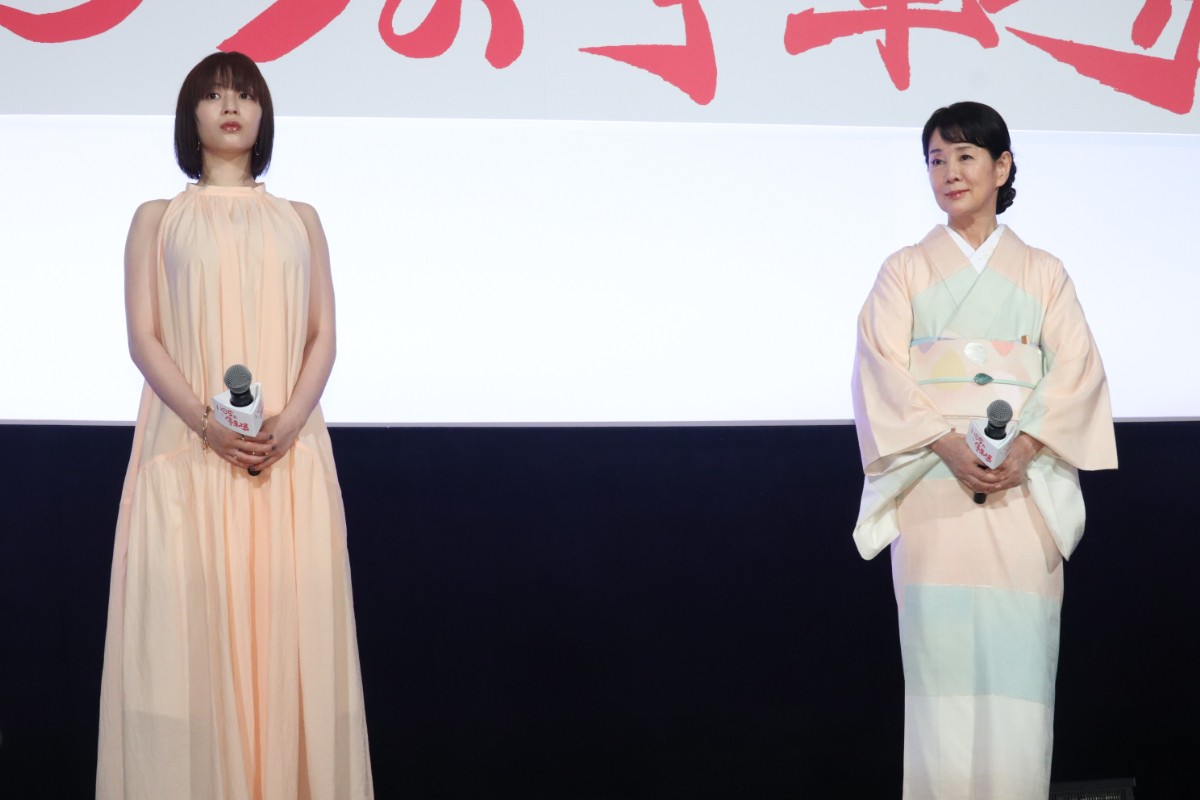 吉永小百合＆広瀬すず、『いのちの停車場』“東京初日”に感謝「本当にうれしい」