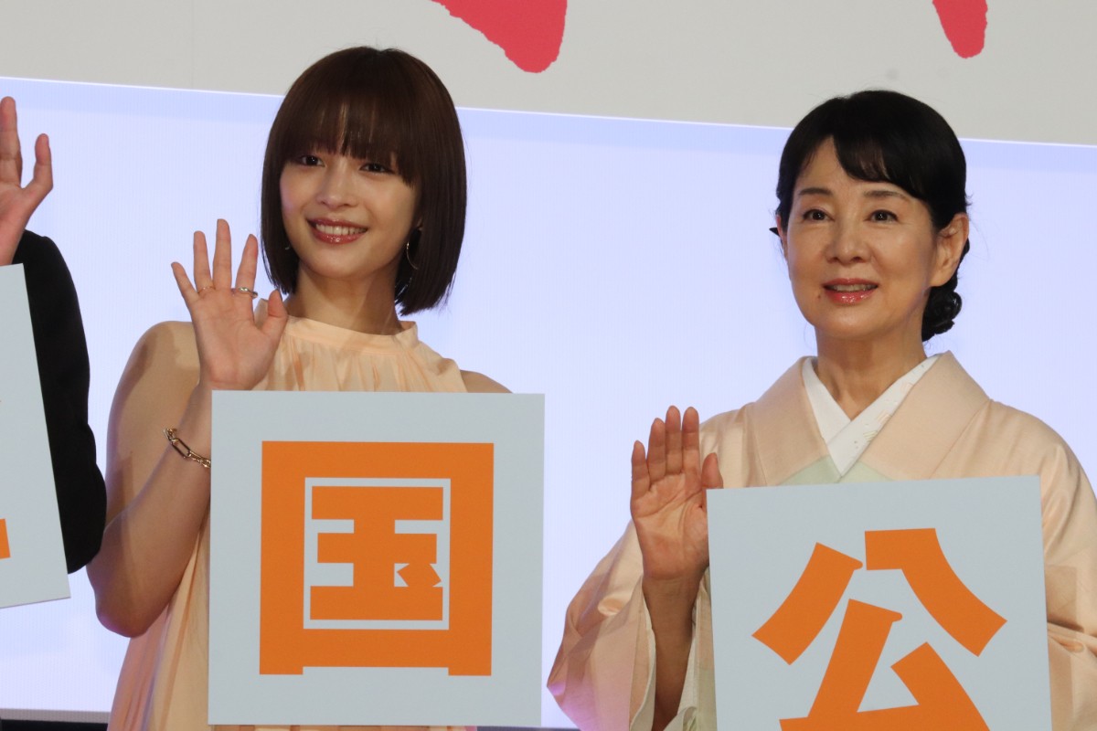 吉永小百合＆広瀬すず、『いのちの停車場』“東京初日”に感謝「本当にうれしい」