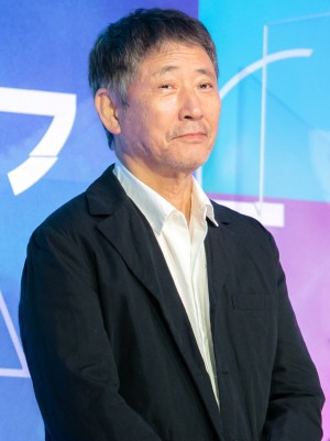 映画『Arc アーク』完成報告会に登場した小林薫