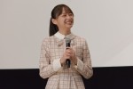 『映画 さよなら私のクラマー ファーストタッチ』完成記念イベントに登場した日向坂46・影山優佳