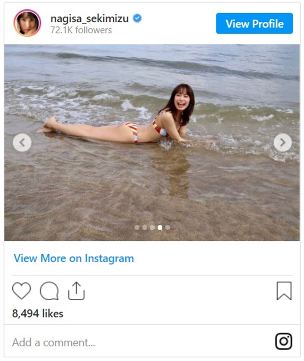 関水渚、美背中がまぶしい！　かわいすぎる写真集オフショットに歓喜の声