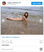 関水渚、写真集オフショット　※「関水渚」インスタグラム