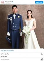 永山瑛太＆北川景子、素敵すぎる結婚式写真　※ドラマ『リコカツ』公式インスタグラム