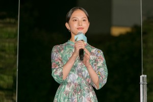 映画『夏への扉 －キミのいる未来へ－』公開記念イベントに登場した清原果耶