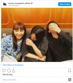 川口春奈、中村アン、夏川結衣と和気あいあいのショット　※「川口春奈」インスタグラム