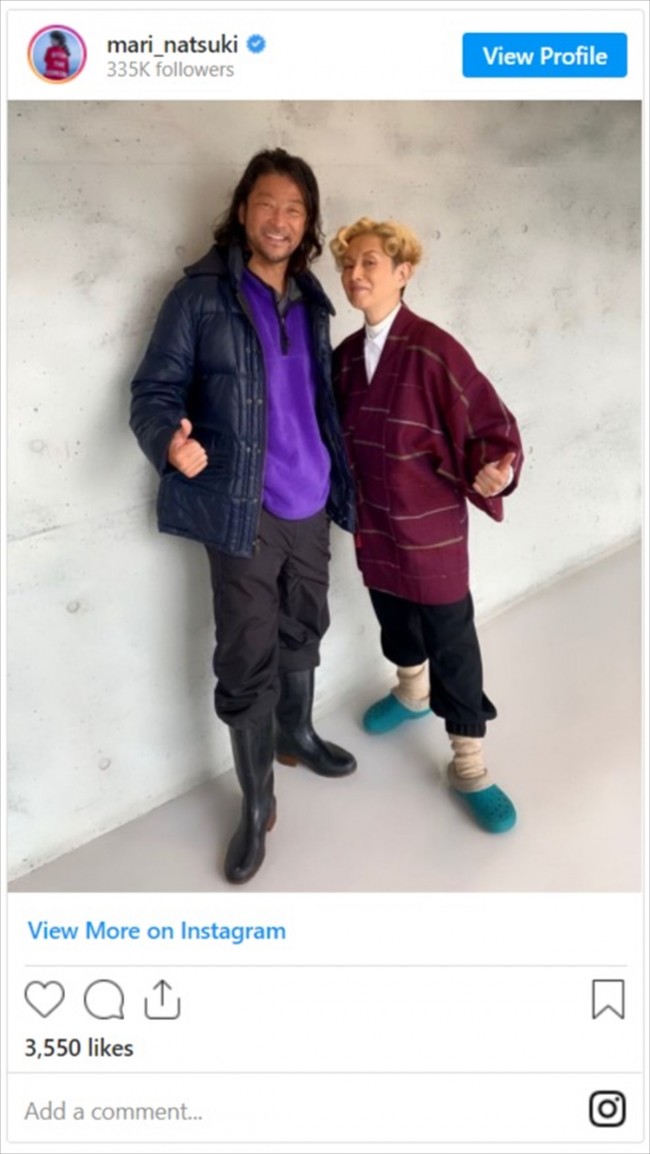 浅野忠信 夏木マリ 役衣装でもスタイリッシュ おかえりモネ 2ショットに反響 21年6月9日 写真 クランクイン