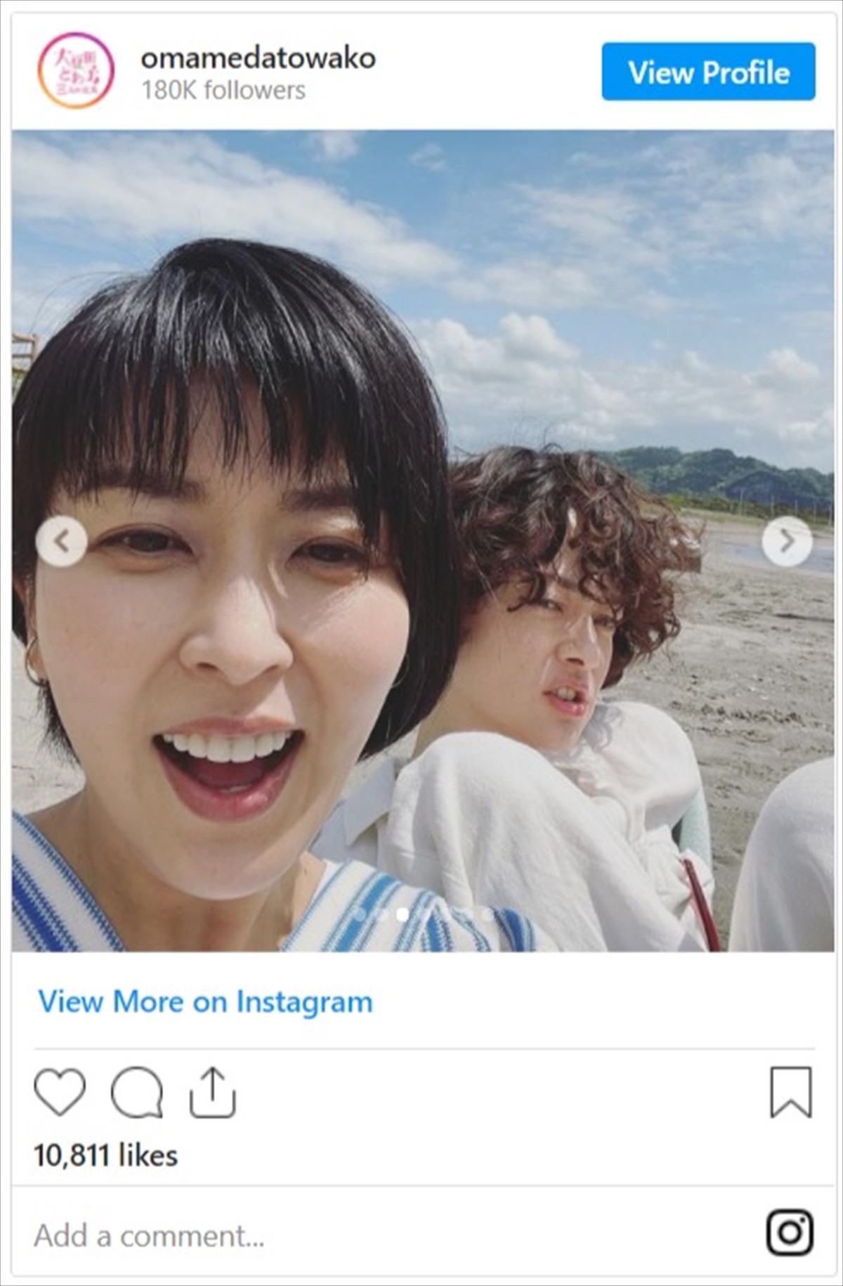 松たか子＆市川実日子、仲良しすぎる！　“とわ子＆かごめ”海辺の思い出ショットに反響