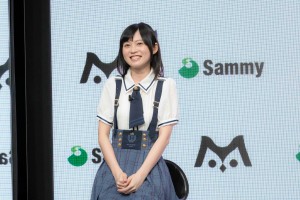 サミー 新規事業「m」に関する発表会に登場した中島由貴