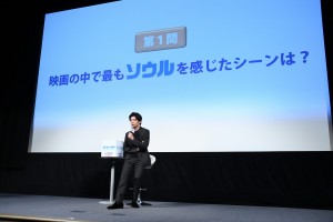 映画『ヒノマルソウル～舞台裏の英雄たち～』公開直前トークイベントに登場した田中圭