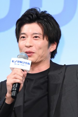 映画『ヒノマルソウル～舞台裏の英雄たち～』公開直前トークイベントに登場した田中圭