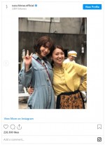 広瀬すず＆大島優子の『ネメシス』2ショット　※「広瀬すず」インスタグラム