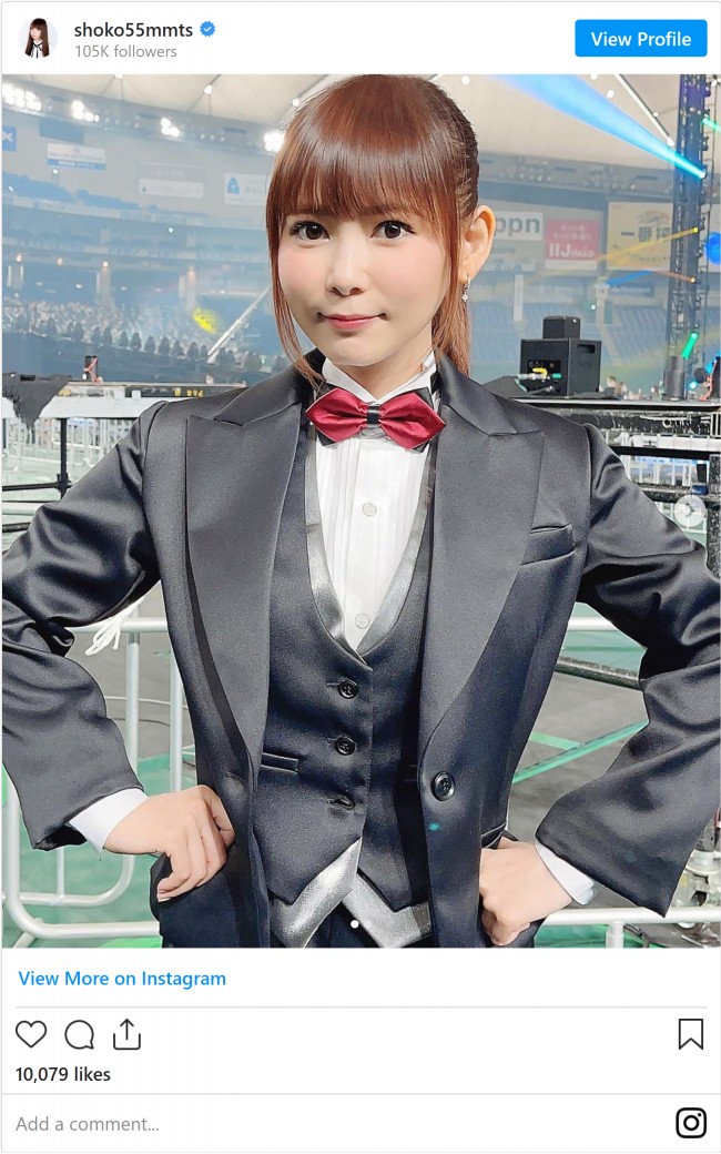 女性初rizinリングアナ しょこたん 中川翔子 タキシード姿に かっこよかった 賞賛の声 21年6月14日 写真 エンタメ ニュース クランクイン