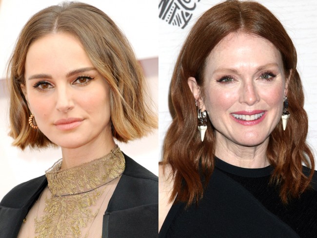 (左から)ナタリー・ポートマン、ジュリアン・ムーア