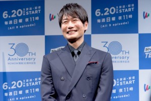 ドラマ『がんばれ！TEAM NACS』完成報告会見に出席した戸次重幸