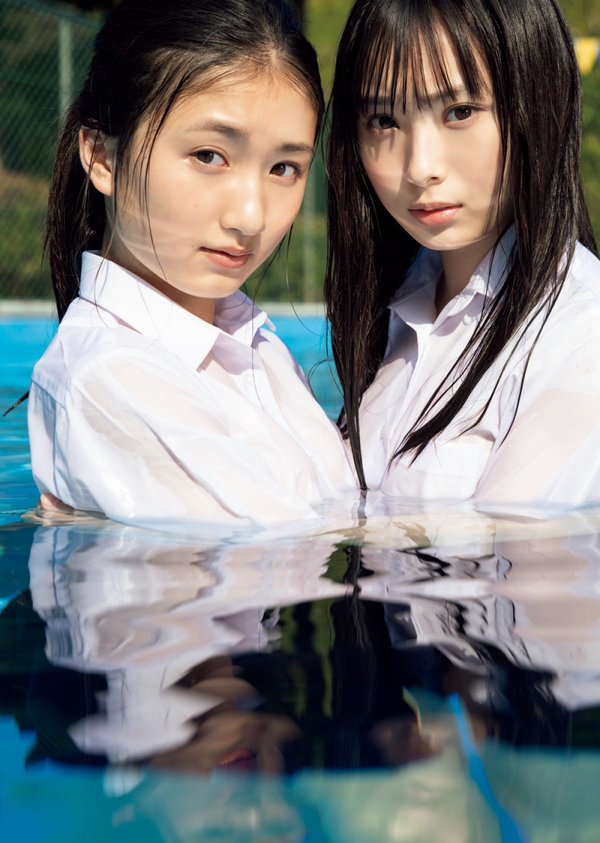 白間美瑠＆上西怜がヒョウ柄ビキニで2ショット　NMB48がグラビア57Pジャック