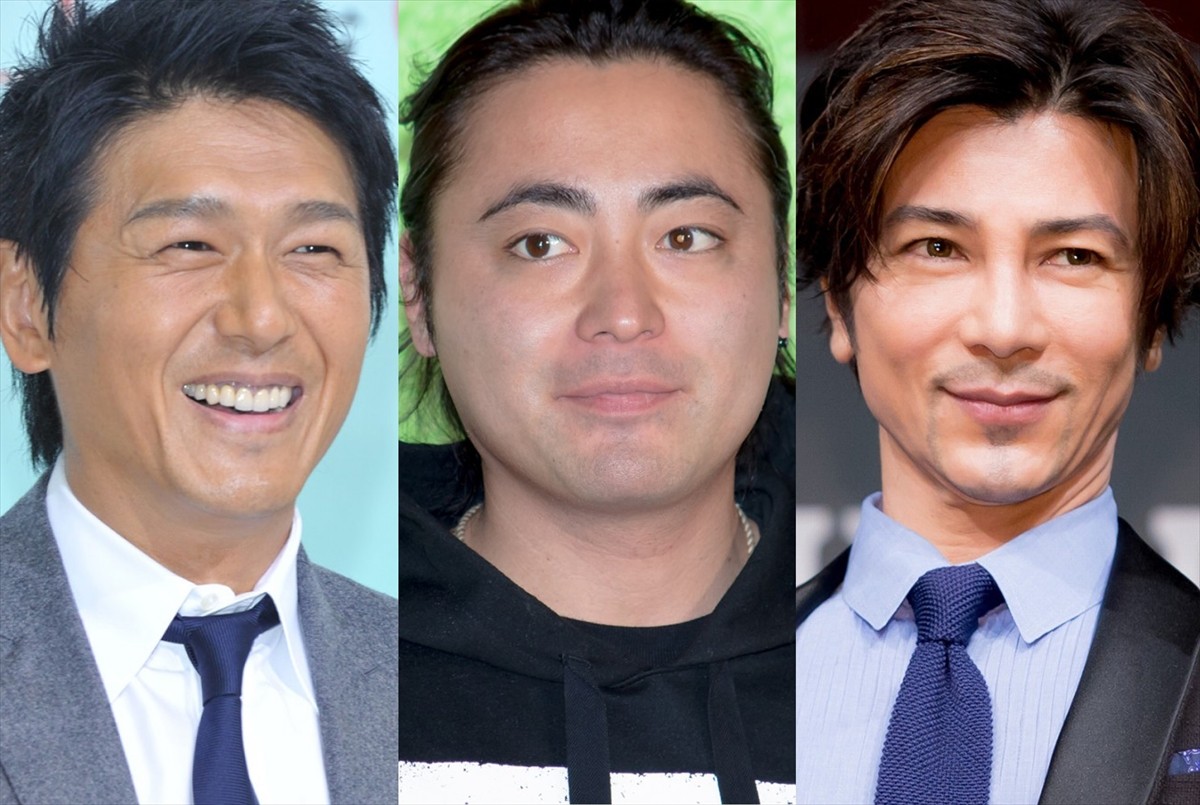 (左から)高橋克典、山田孝之、武田真治