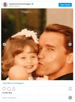 父の日に公開　※「キャサリン・シュワルツェネッガー」インスタグラム