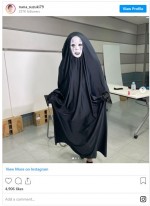 カオナシに変身した鈴木奈々　※「鈴木奈々」インスタグラム