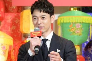 映画『唐人街探偵 東京MISSION』公開直前イベントに登場した妻夫木聡