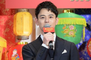 映画『唐人街探偵 東京MISSION』公開直前イベントに登場した妻夫木聡