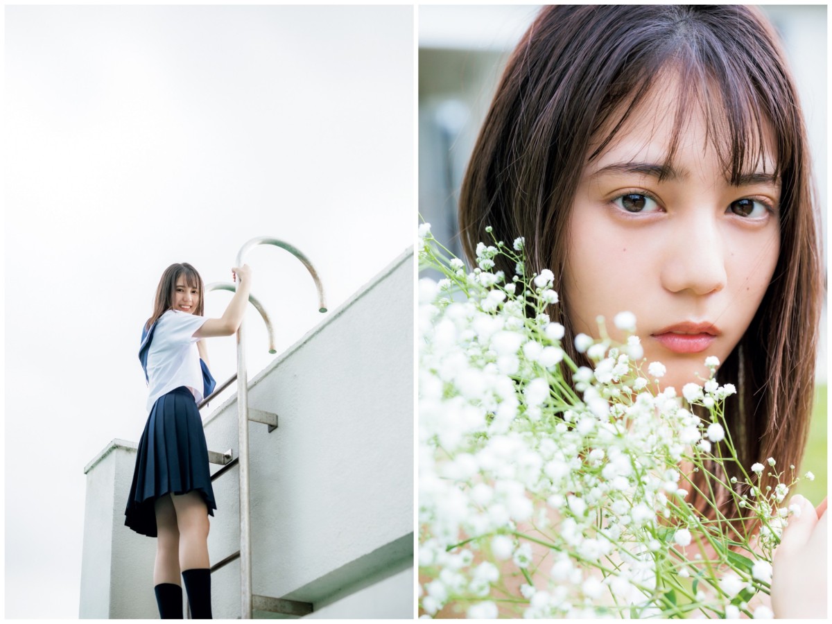 日向坂46・小坂菜緒、初ソロ写真集で見せる「今までできなかった表情」