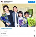 （左から）鈴鹿央士、細田佳央太、志田彩良、加藤清史郎　※「鈴鹿央士」インスタグラム