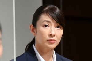 ドラマ『ボクの殺意が恋をした』制作発表記者会見に登場した水野美紀