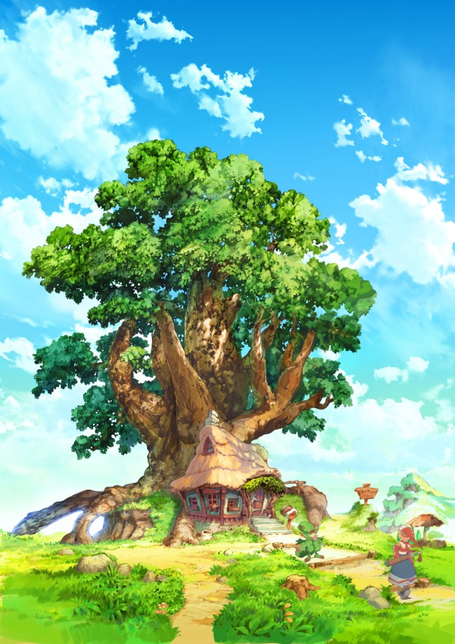 アニメ『聖剣伝説 Legend of Mana ‐The Teardrop Crystal‐』ティザービジュアル