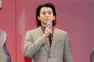 映画『ゴジラvsコング』ジャパンプレミアイベントに登場した小栗旬