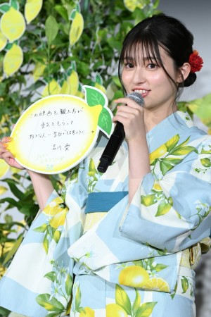 映画『ハニーレモンソーダ』「ハニレモ」しゅわきゅん・大ヒット祈願！夏祭りイベントに登場した吉川愛