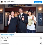 （左から）細田佳央太、阿部寛、鈴鹿央士　※「鈴鹿央士」インスタグラム