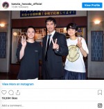 （左から）細田佳央太、阿部寛、鈴鹿央士　※「細田佳央太」インスタグラム