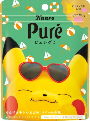 「ピュレグミポケモン でんげきトロピカ味パイルのみ風」