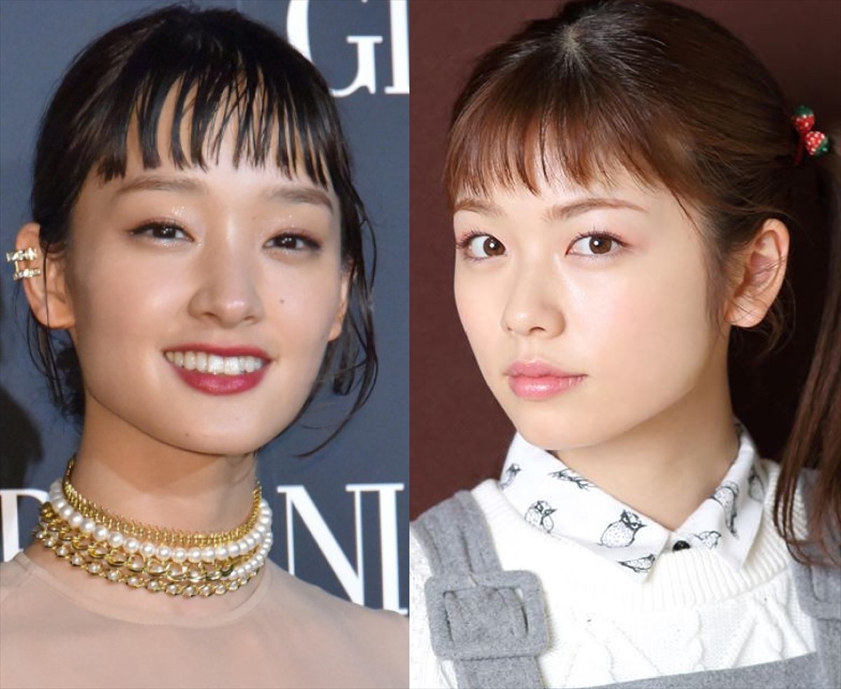 (左から)剛力彩芽、小芝風花