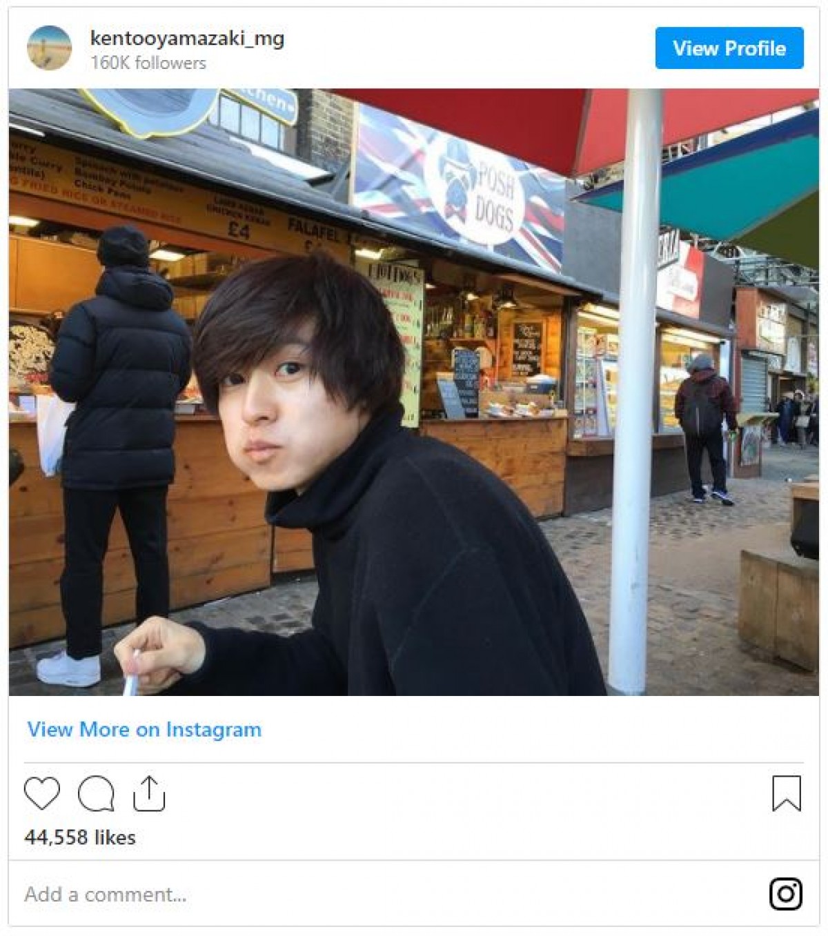 ランチ中の山崎賢人を“不意打ち撮影”　ファン悲鳴「かわいすぎる」