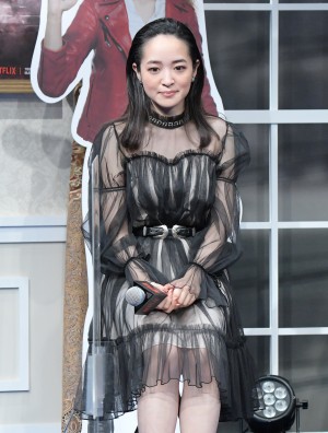 Netflixオリジナルアニメシリーズ『バイオハザード：インフィニット ダークネス』プレミアイベントに登場した潘めぐみ