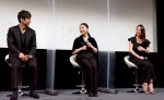 映画『ドライブ・マイ・カー』“壮行会”イベントに出席した（左から）西島秀俊、三浦透子、霧島れいか